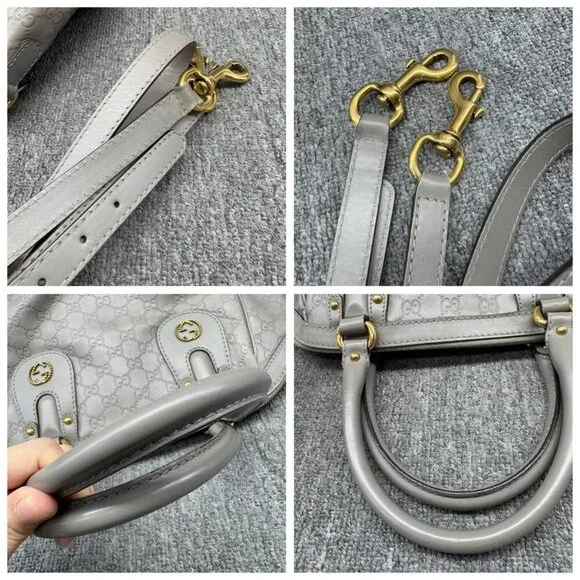 Gucci Guccissima Scarlett Leather Hand Bag 357-020425